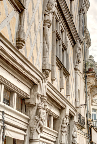 Angers, France, Historical center, HDR Image photo