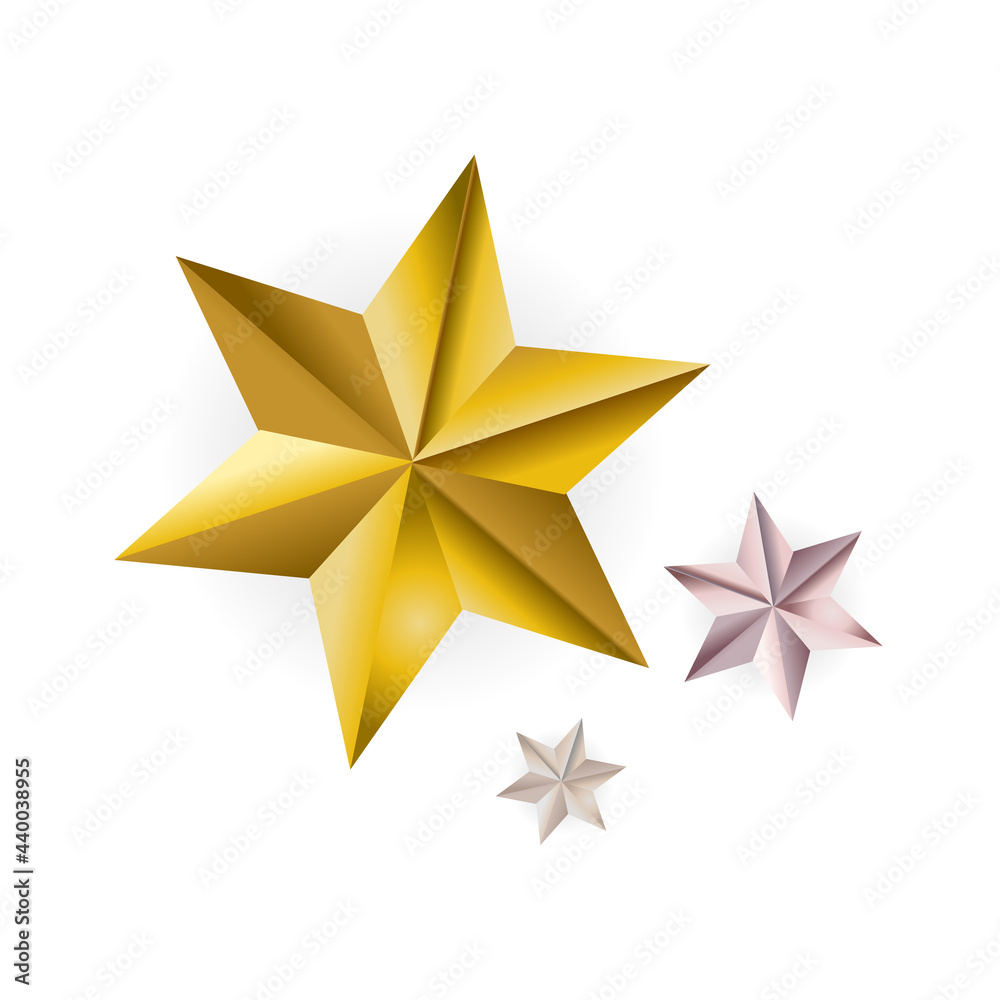 Star symbols isolated on white background. Vector Illustration EPS 10