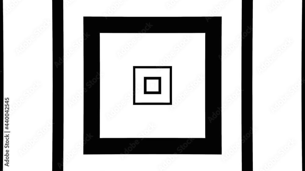 Black and white square frames in seamless looping animation. Motion background. Seamless 4K loop video animation Black and white square frames in seamless looping animation. Motion background. Seamless 4K loop video animation