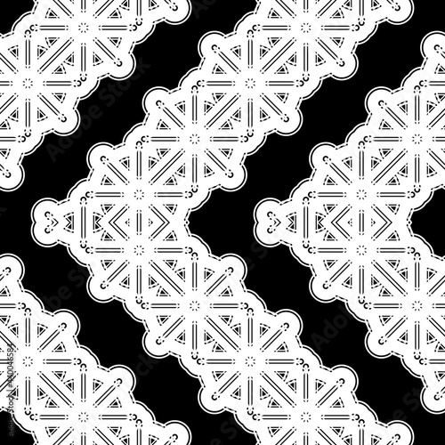 Design seamless zigzag decorative pattern
