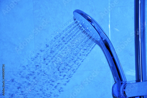 Shower in a bath room photo