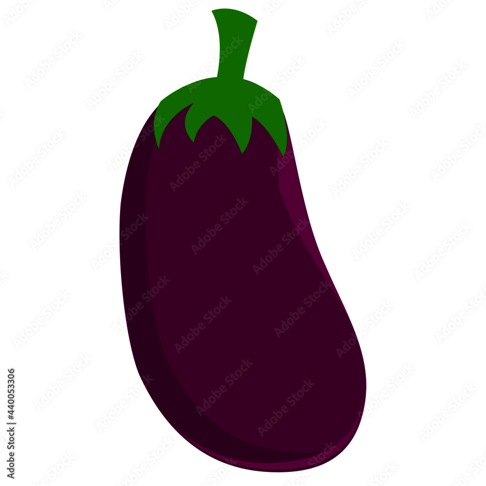eggplant isolated on white eggplant isolated on white