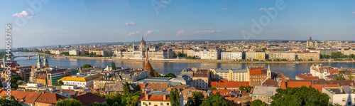 panoramic landscape with the city of Budapest - Hungary