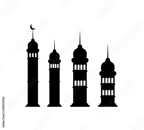 tower icon set 