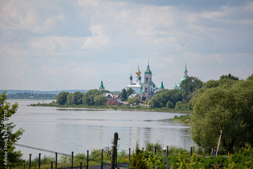 Spaso-Yakovlevsky Dimitriev Monastery in Rostov the Great from afar