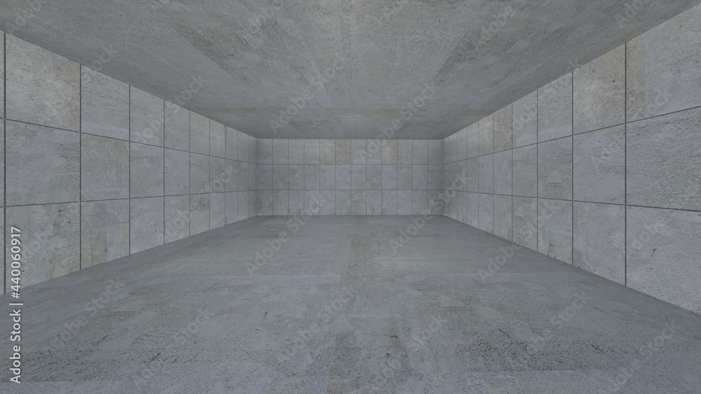 Joints on three sides of concrete Simple 3d image Joints on three sides of concrete Simple 3d image
