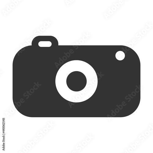 Camera vector icon for graphic design projects