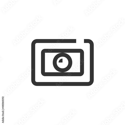 Action Camera outline icon.