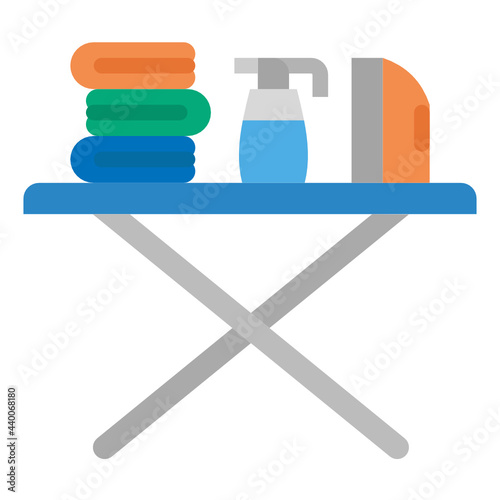 ironing flat icon