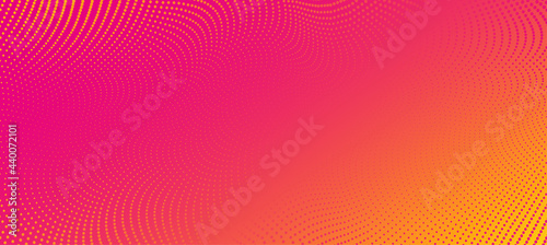 Vector background with color abstract wave dots