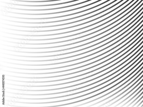 Minimal lines abstract vector pattern. Wave line gradient pattern. 