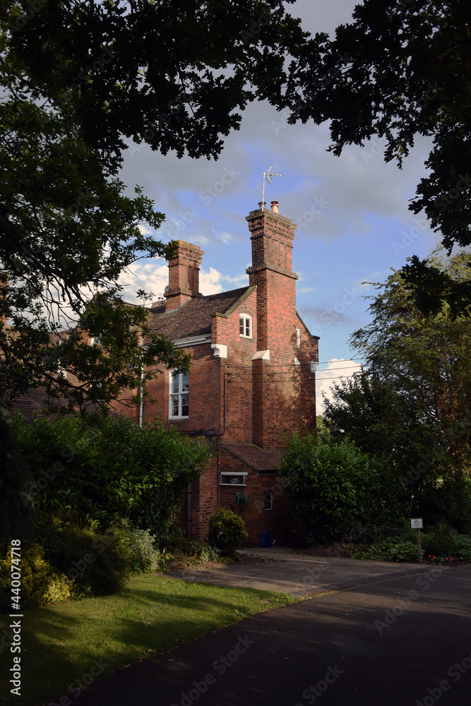 Naklejka premium 英国の煉瓦家屋