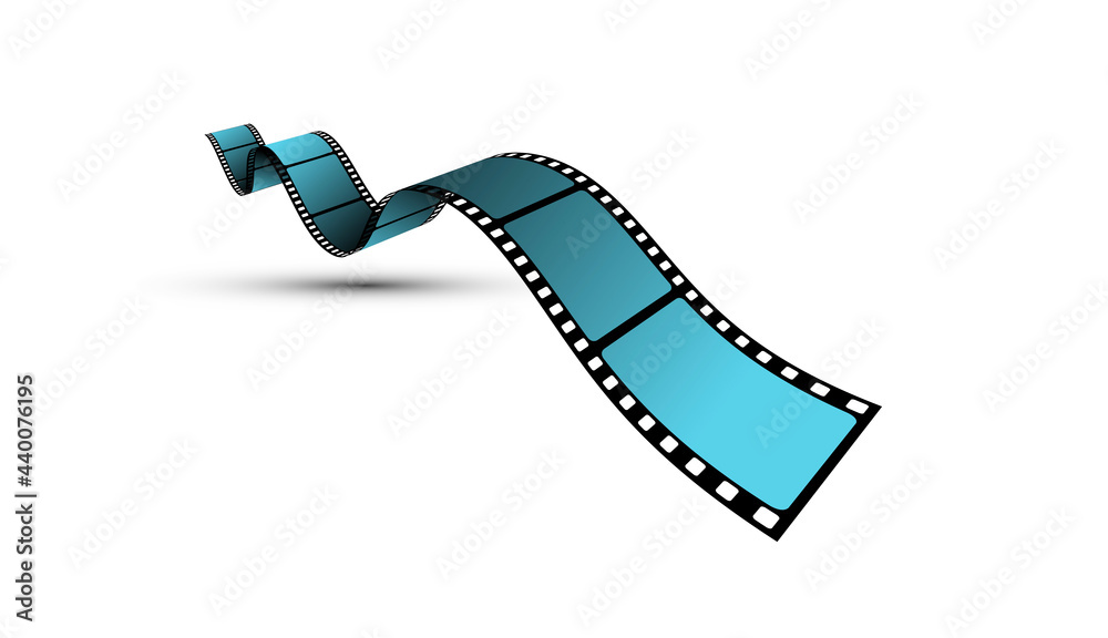 pellicola, cinema, film, fotogrammi, rullino Stock ベクター | Adobe Stock