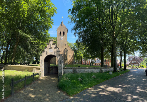 Obraz na płótnie Church in Oldeberkoop w salonie