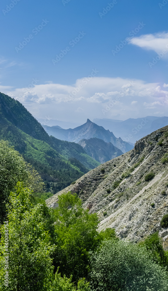 Russia, Dagestan, Mountain landscape. Gunib area