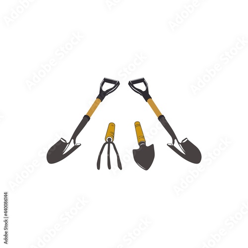 Shovel logo design inspiration