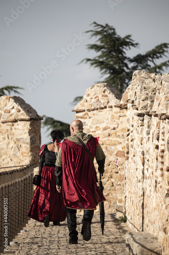 Medieval market and fair of Avila mood. September 2018