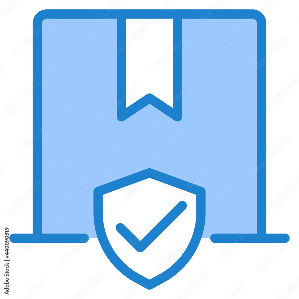 Insurrance package blue style icon Insurrance package blue style icon