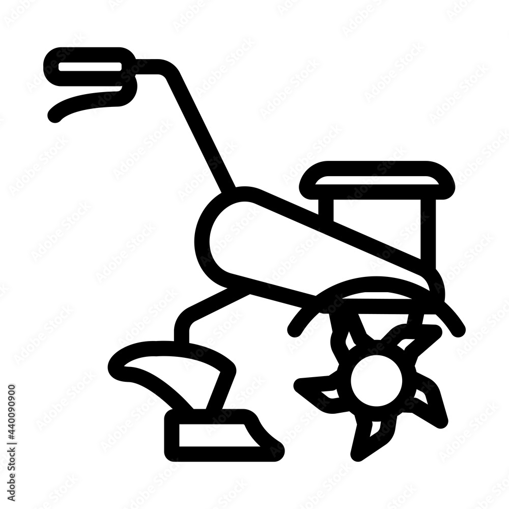 Garden Tiller Icon Garden Tiller Icon