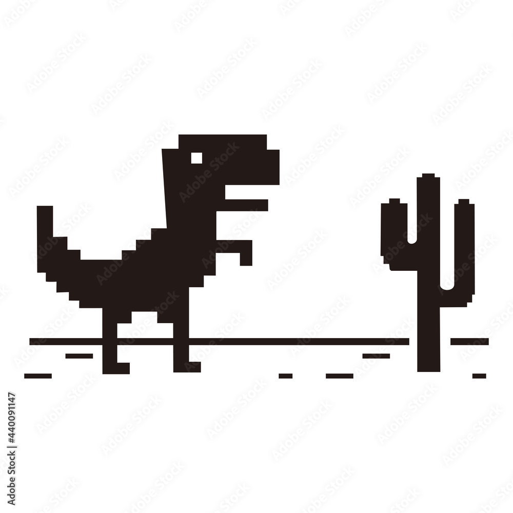 T Rex Game Vector Art, Icons, and Graphics for Free Download