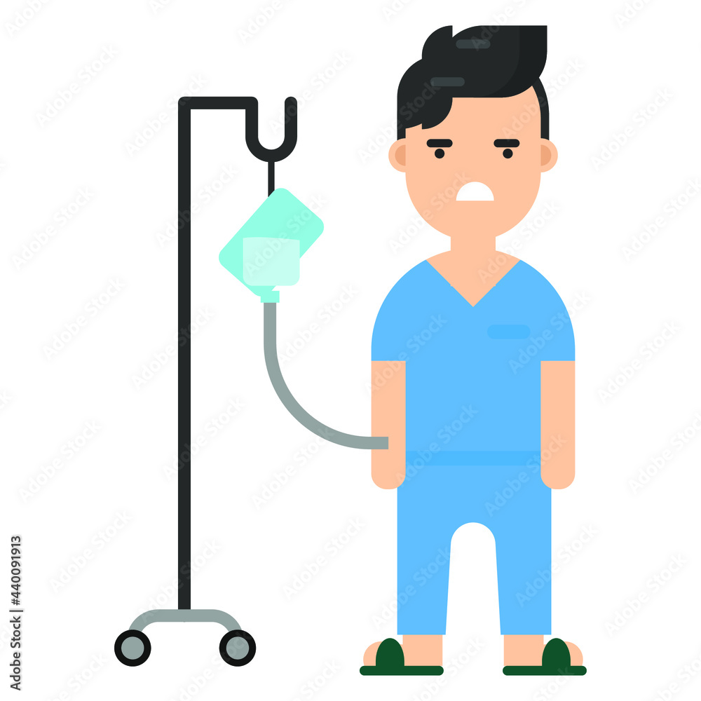 patient infusion icon illustration vector graphic patient infusion icon illustration vector graphic