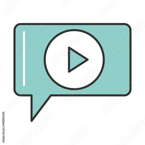 video player button
