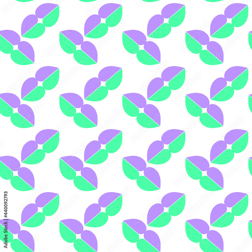 Colorful kissing hearts pattern design Colorful kissing hearts pattern design