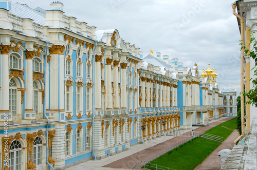 Catherine palace in Tsarskoe Selo (Pushkin), Saint Petersburg, Russia