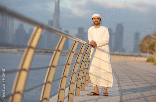 emirati man in traditional clothing in Dubai