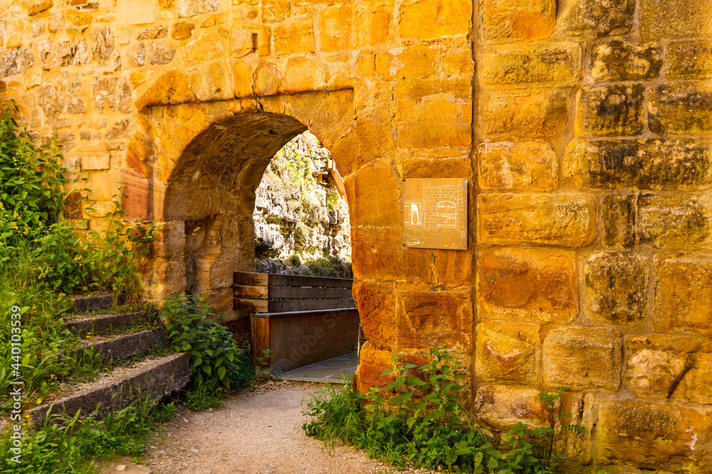 Naklejka premium Burg Hohenrechberg in Schwäbisch Gmünd