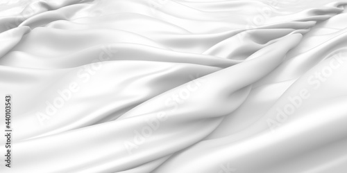 White fabric texture background. Luxury cloth background © VERSUSstudio