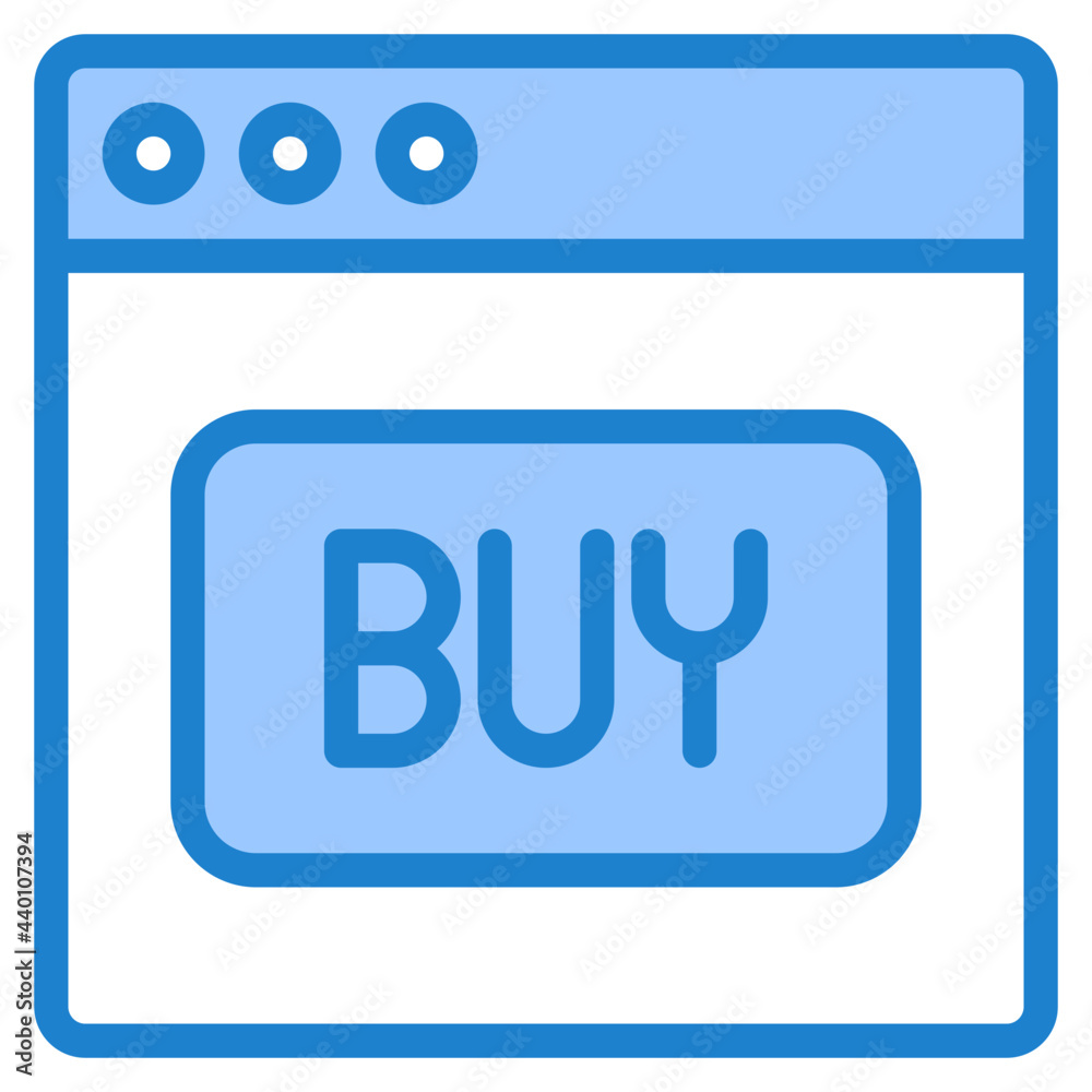Buy blue style icon Buy blue style icon