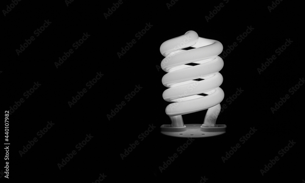 Spotlight illuminated with black background Spotlight illuminated with black background