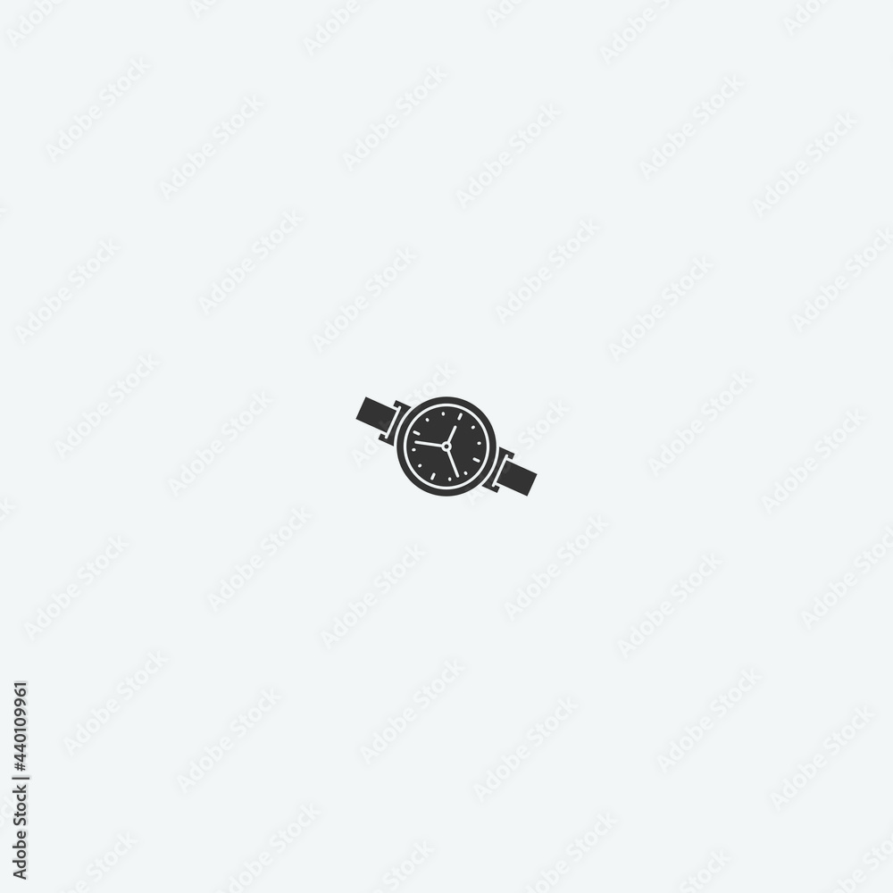 Wrist watch vector icon illustration sign Wrist watch vector icon illustration sign