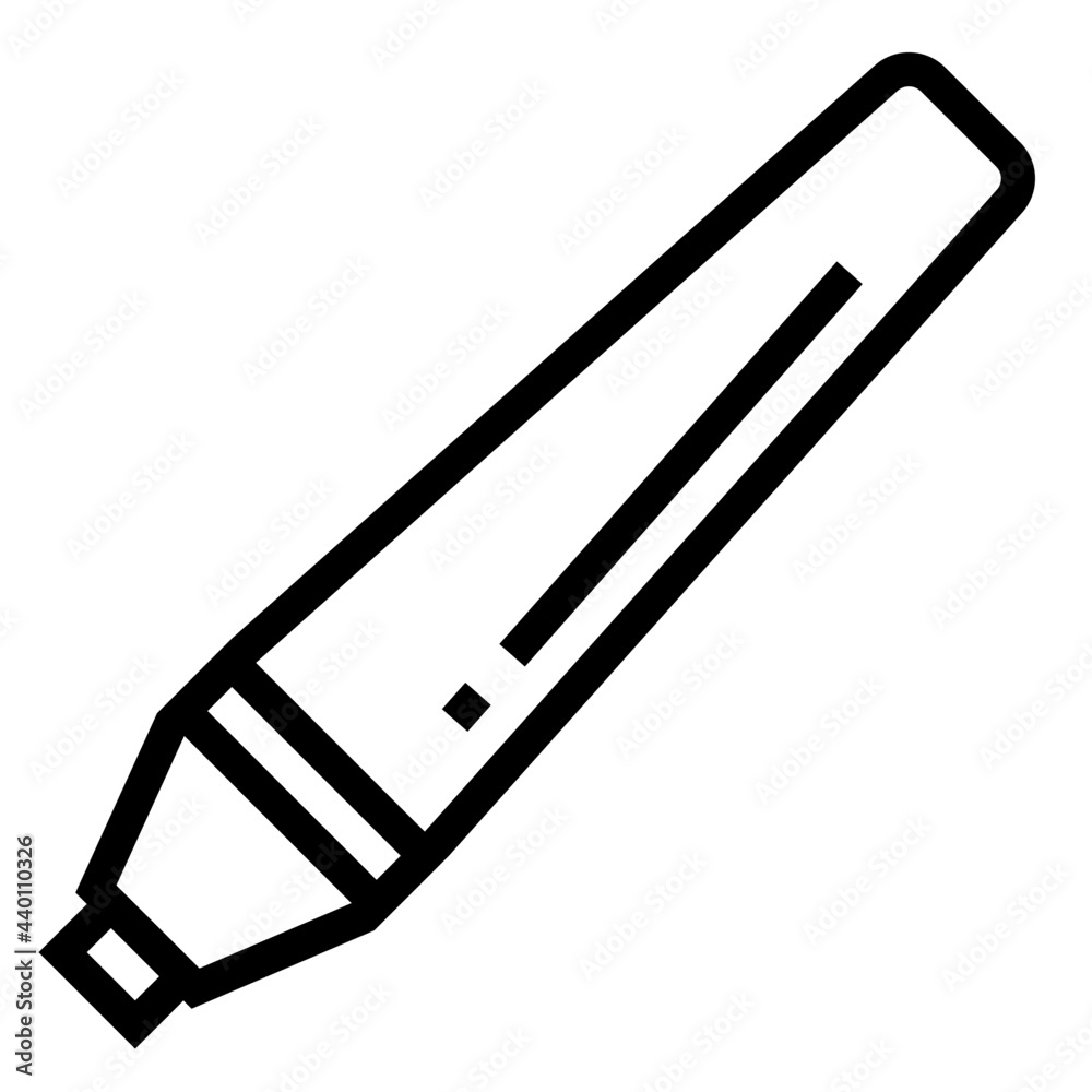 Pen marker outline style icon Pen marker outline style icon
