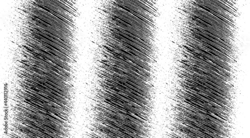Vector brush sroke texture. Distressed uneven grunge background. Abstract distressed vector illustration. Overlay over any design to create interesting effect and depth. Black isolated on white. EPS10