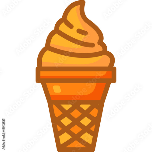 ice cream line icon