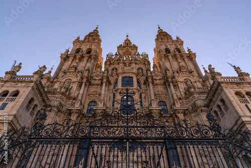Frontal Catedral de Santiago de Compostela desde Plaza del Obradoiro. © JOSEALBERTO
