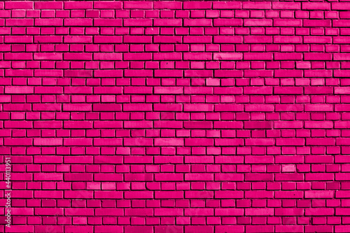 pink colored brick wall background