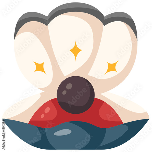 pearl flat icon