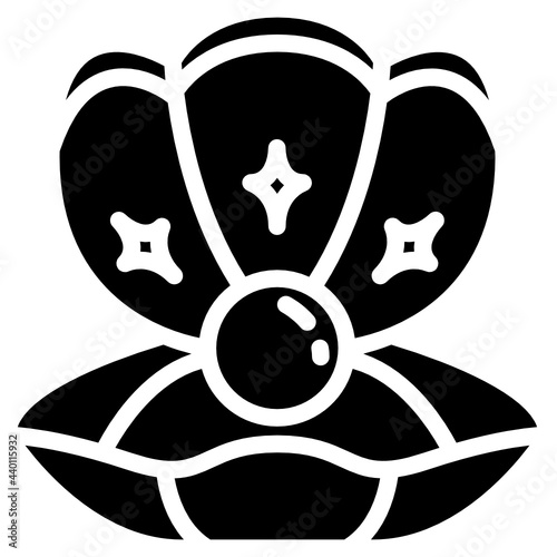 pearl glyph icon