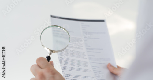 contract paper check of det...