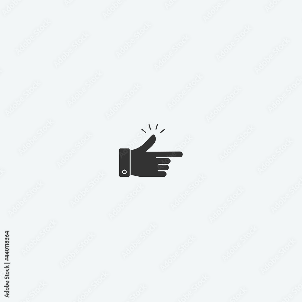 Thumbs up vector icon illustration sign Thumbs up vector icon illustration sign