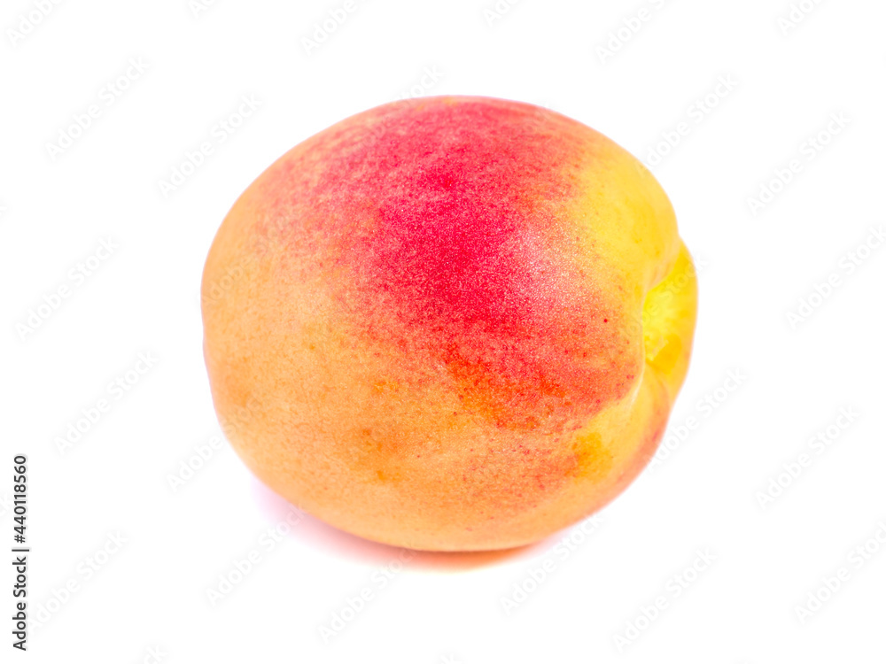 Fresh apricot isolated on white background, fruit Fresh apricot isolated on white background, fruit