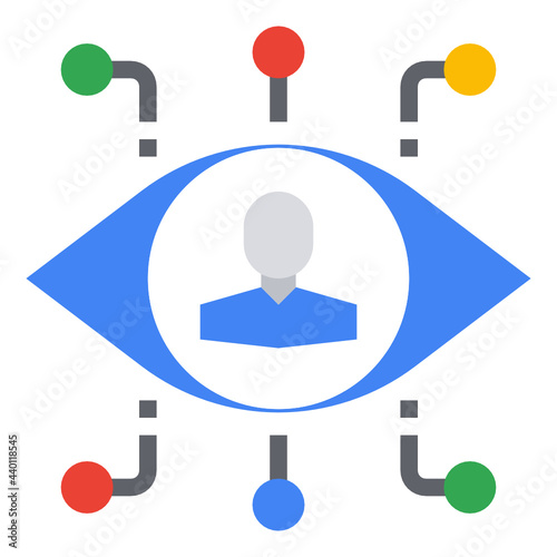 visionary flat icon