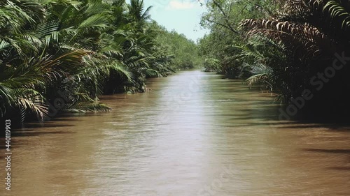 Mekong River in Vietnam, South East Asia