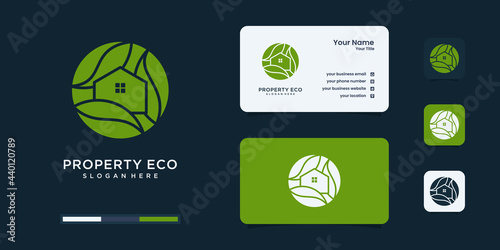 Luxury and nature real estate logo templates