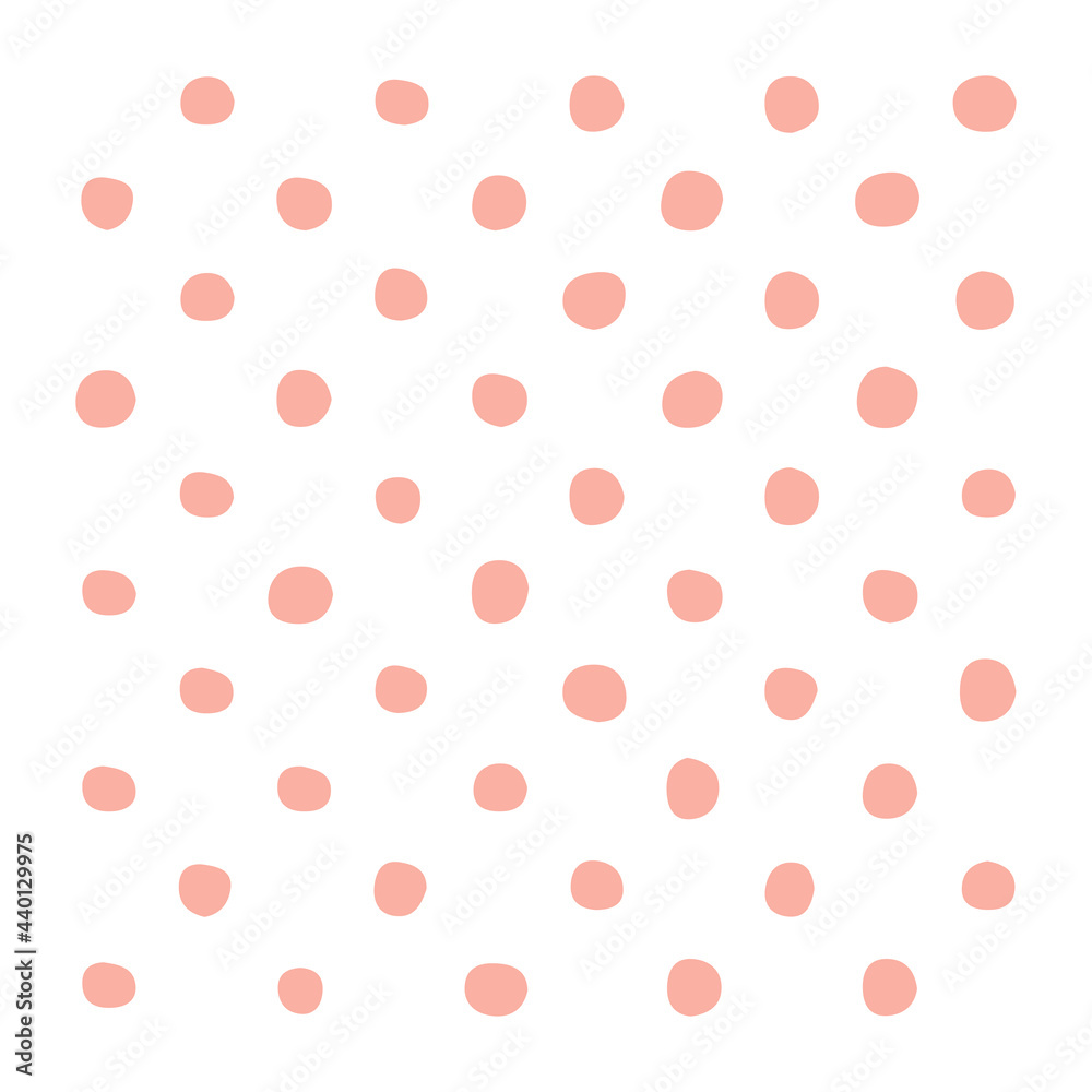 Polka dot vector template Polka dot vector template