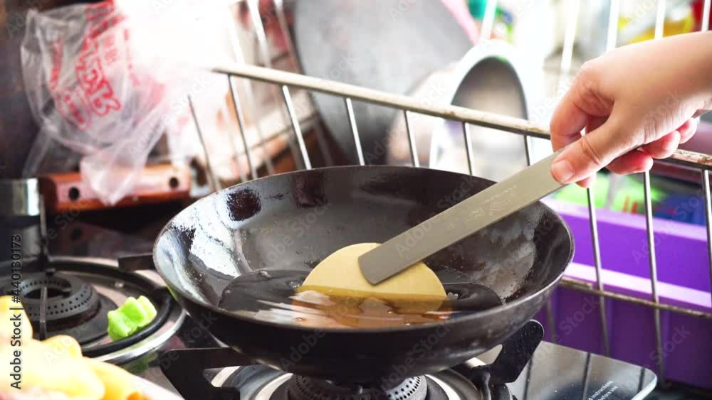 slow motion shot of fryum far far starchy bobby potato starch snack
