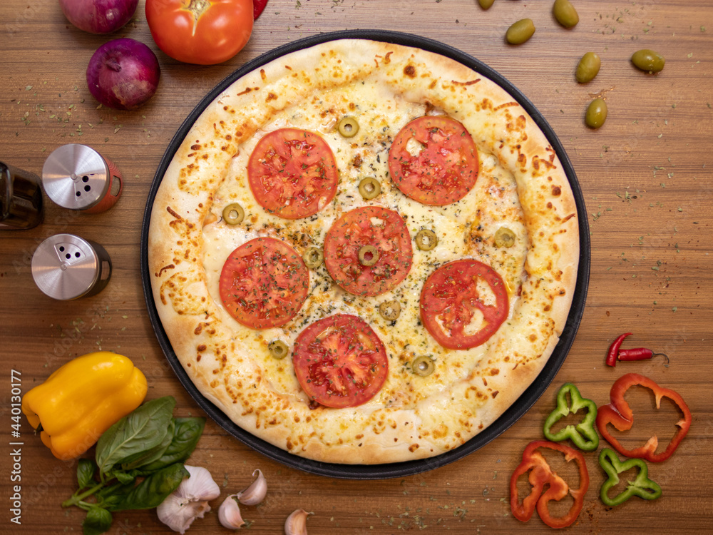 All flavors of pizza All flavors of pizza
